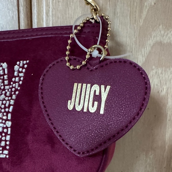 NEW Juicy Couture Burgundy Shoulder Bag - Picture 2 of 10